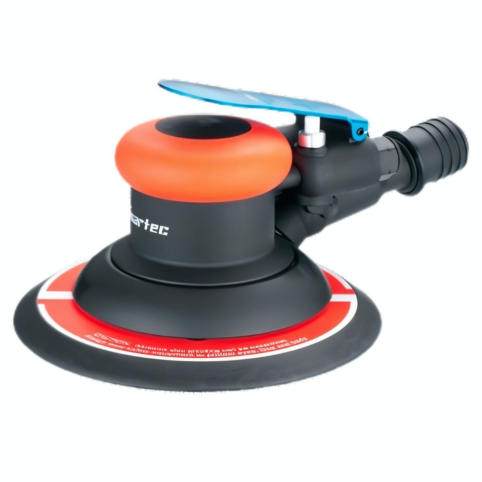 Soartec 6in. Air Random Orbital Palm Sander - 12000 OPM, Central Vacuum, 1/4in. Air Inlet, Model# WS-105C-6H